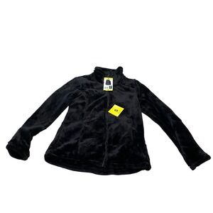 32 Degrees Heat Womens Plush Jacket Faux‎ Fur Fleece Pockets Soft Small